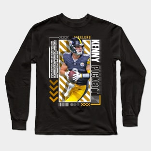 Kenny Pickett Paper Poster Version 10 Long Sleeve T-Shirt